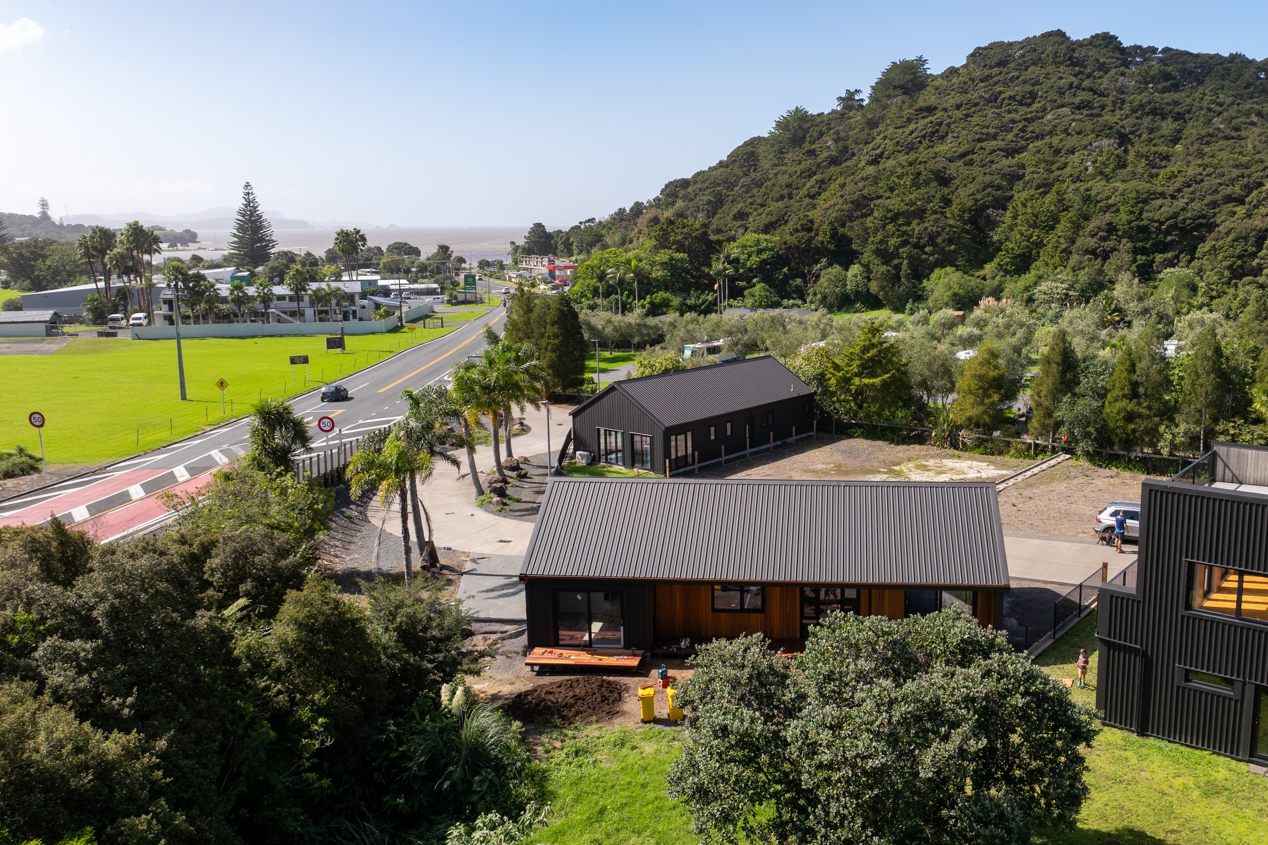 Solid European timber home set in the New Zealand countryside